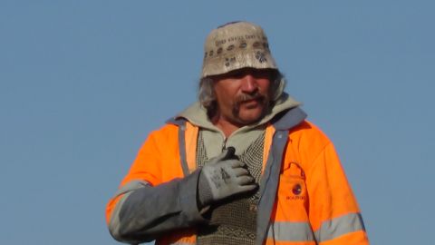 A character in the vineyards