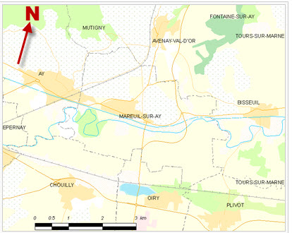 Mareuil-map