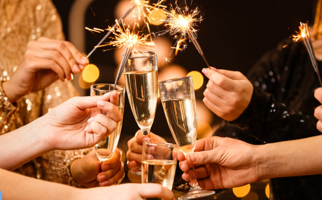 Champagne drinking