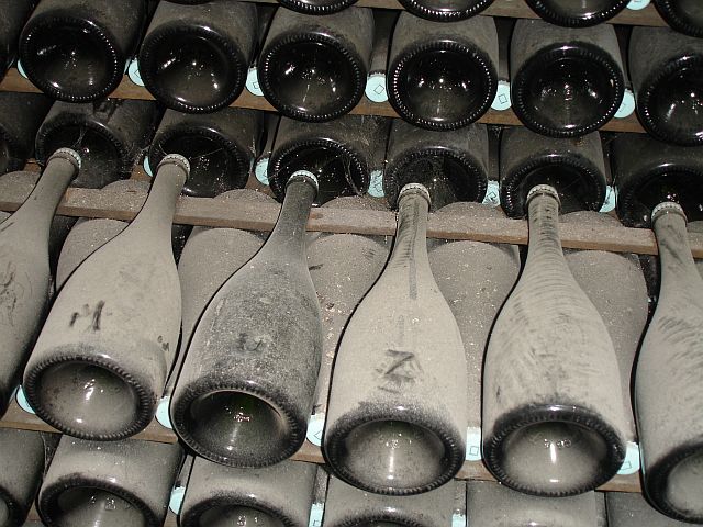 More bottles ageing at Krug 19th Feb 2010
