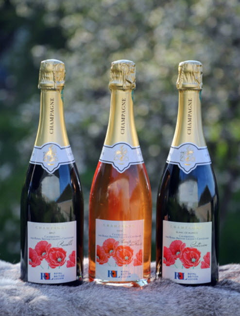 Royal British Legion champagne